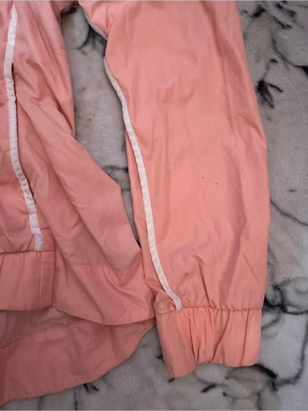 Nike Blue and Pink Women's Bomber Jacket